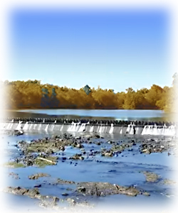 The Broad River in Cherokee County, SC