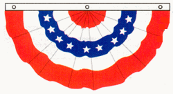 Patriotic 
Pleated Fans